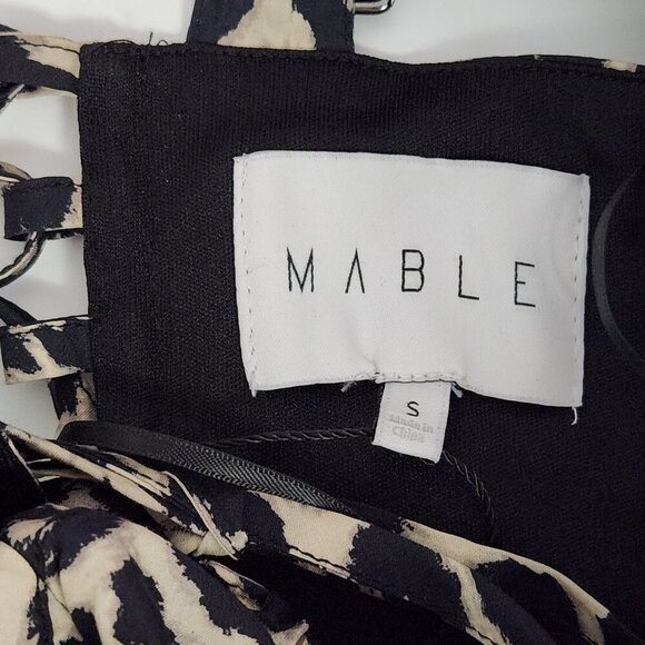 Mable Thamsin Bustier Bodice Mini Dress Women's Size S Leopard Print - Picture 10 of 12